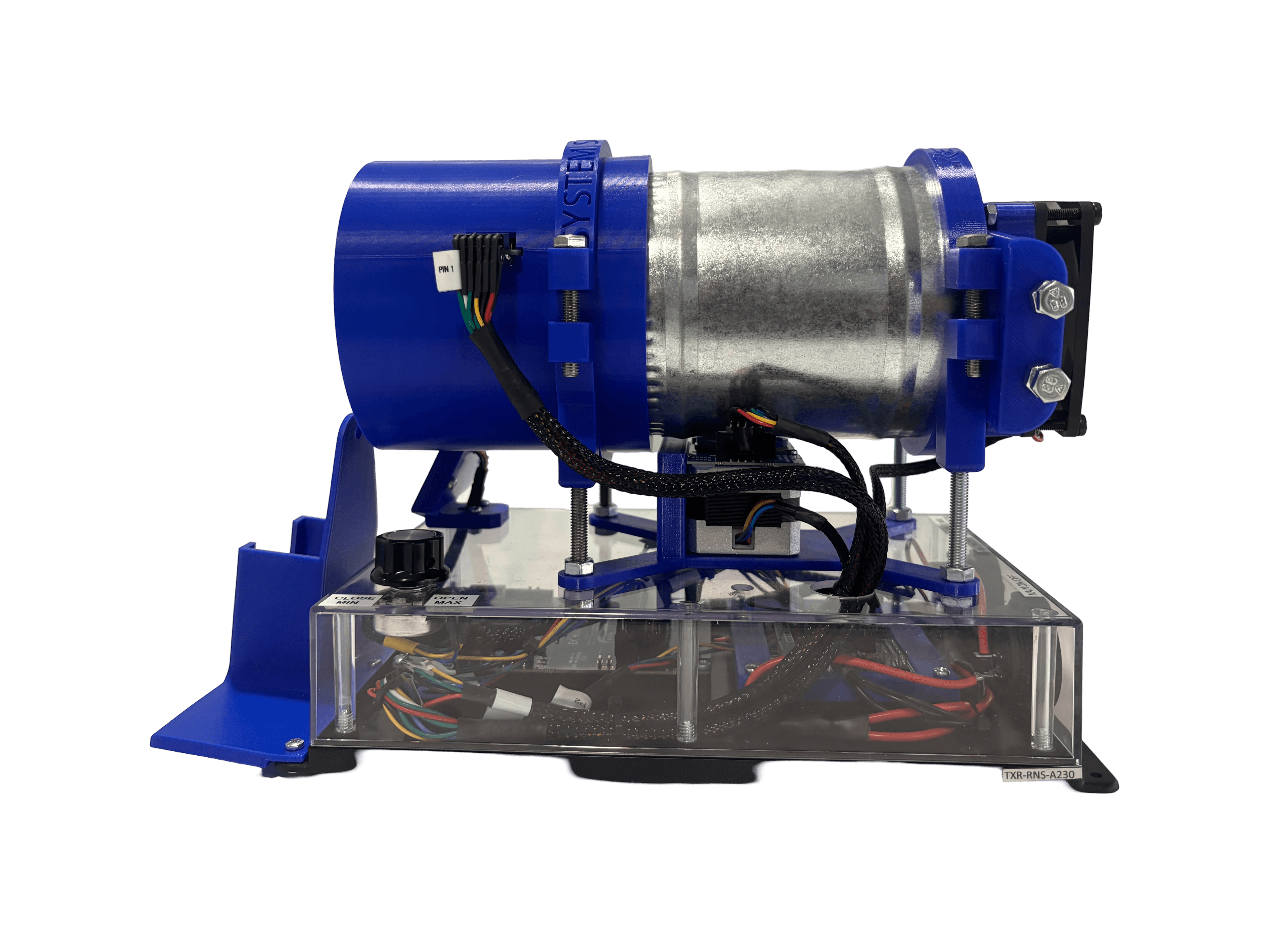 Smart HVAC Damper System with Environment Sensing board layout